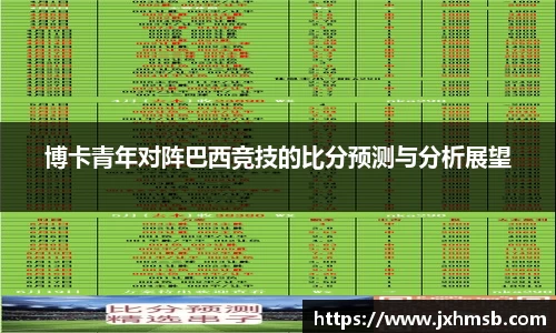 博卡青年对阵巴西竞技的比分预测与分析展望