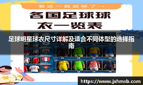 足球明星球衣尺寸详解及适合不同体型的选择指南